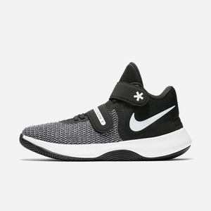 Chaussure De Basket Nike Air Precision II FlyEase Noir 1025-439 Black/Volt/White Homme | FRY-08521781